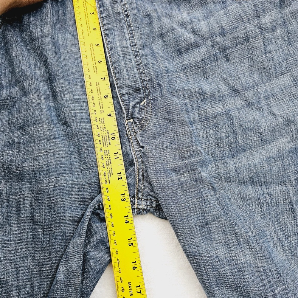 Levi's 569 Loose Straight Jeans Mens 44x31 Blue Medium Wash Denim Baggy Skater - Picture 9 of 11